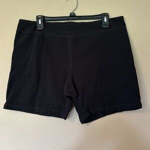 Black work out shorts